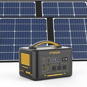 VTOMAN 1000 Solar Generator with Panels Included